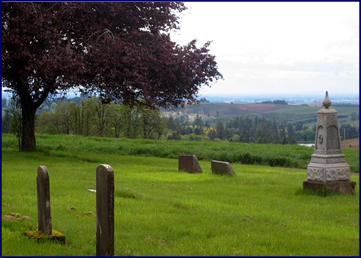 Lewis Cemetery ~ near Silverton, Oregon ~ Spring